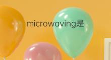 microwaving是什么意思 microwaving的中文翻译、读音、例句