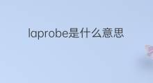 laprobe是什么意思 laprobe的中文翻译、读音、例句