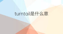 turntail是什么意思 turntail的中文翻译、读音、例句