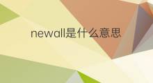 newall是什么意思 newall的中文翻译、读音、例句