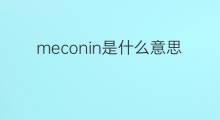 meconin是什么意思 meconin的中文翻译、读音、例句