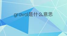 gravol是什么意思 gravol的中文翻译、读音、例句