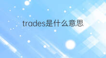 trades是什么意思 trades的中文翻译、读音、例句