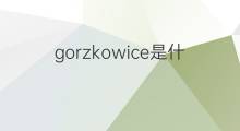 gorzkowice是什么意思 gorzkowice的中文翻译、读音、例句