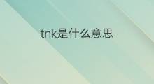 tnk是什么意思 tnk的中文翻译、读音、例句