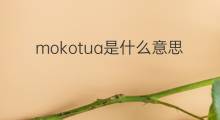 mokotua是什么意思 mokotua的中文翻译、读音、例句