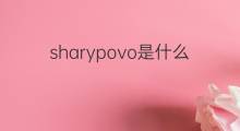 sharypovo是什么意思 sharypovo的中文翻译、读音、例句