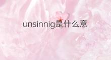 unsinnig是什么意思 unsinnig的中文翻译、读音、例句