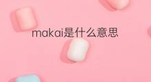 makai是什么意思 makai的中文翻译、读音、例句