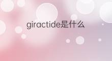 giractide是什么意思 giractide的中文翻译、读音、例句