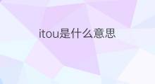 itou是什么意思 itou的中文翻译、读音、例句