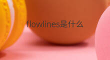 flowlines是什么意思 flowlines的中文翻译、读音、例句