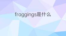 fraggings是什么意思 fraggings的中文翻译、读音、例句
