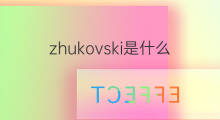zhukovski是什么意思 zhukovski的中文翻译、读音、例句