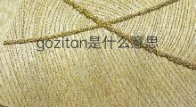 gozitan是什么意思 gozitan的中文翻译、读音、例句