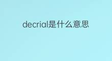 decrial是什么意思 decrial的中文翻译、读音、例句