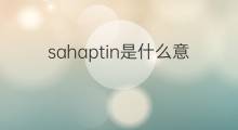 sahaptin是什么意思 sahaptin的中文翻译、读音、例句