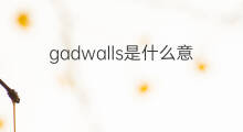 gadwalls是什么意思 gadwalls的中文翻译、读音、例句