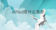 stifled是什么意思 stifled的中文翻译、读音、例句