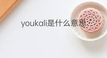 youkali是什么意思 youkali的中文翻译、读音、例句