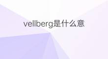 vellberg是什么意思 vellberg的中文翻译、读音、例句