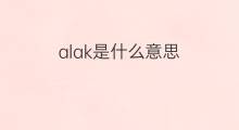 alak是什么意思 alak的中文翻译、读音、例句