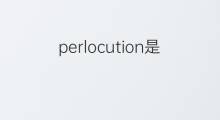 perlocution是什么意思 perlocution的中文翻译、读音、例句