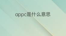 appc是什么意思 appc的中文翻译、读音、例句