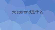 oosterend是什么意思 oosterend的中文翻译、读音、例句