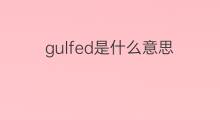 gulfed是什么意思 gulfed的中文翻译、读音、例句