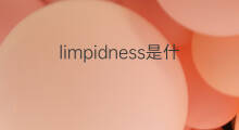 limpidness是什么意思 limpidness的中文翻译、读音、例句