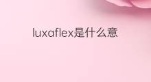 luxaflex是什么意思 luxaflex的中文翻译、读音、例句