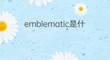 emblematic是什么意思 emblematic的中文翻译、读音、例句