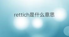 rettich是什么意思 rettich的中文翻译、读音、例句