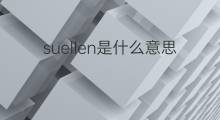 suellen是什么意思 suellen的中文翻译、读音、例句