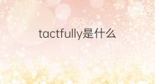 tactfully是什么意思 tactfully的中文翻译、读音、例句