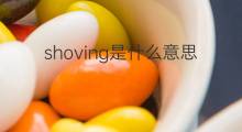 shoving是什么意思 shoving的中文翻译、读音、例句