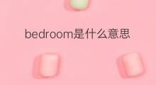 bedroom是什么意思 bedroom的中文翻译、读音、例句
