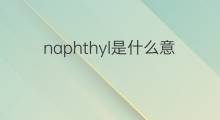 naphthyl是什么意思 naphthyl的中文翻译、读音、例句