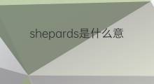 shepards是什么意思 shepards的中文翻译、读音、例句