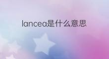 lancea是什么意思 lancea的中文翻译、读音、例句