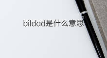 bildad是什么意思 bildad的中文翻译、读音、例句