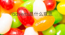 adverts是什么意思 adverts的中文翻译、读音、例句