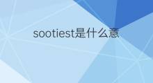 sootiest是什么意思 sootiest的中文翻译、读音、例句