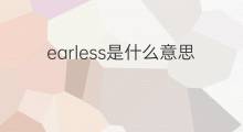 earless是什么意思 earless的中文翻译、读音、例句