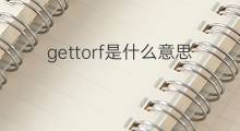 gettorf是什么意思 gettorf的中文翻译、读音、例句
