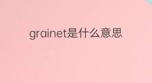 grainet是什么意思 grainet的中文翻译、读音、例句