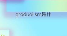 gradualism是什么意思 gradualism的中文翻译、读音、例句