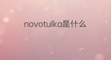 novotulka是什么意思 novotulka的中文翻译、读音、例句