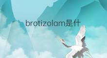 brotizolam是什么意思 brotizolam的中文翻译、读音、例句